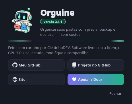 Janela Sobre do Orguine